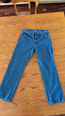 Dickies Denim Carpenter Work Pants Blue Cotton 34x32 Construction