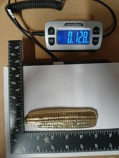Nordic Gold Ingot corn cob Hand Poured 12.8 oz Jewelry Making Treasure Display