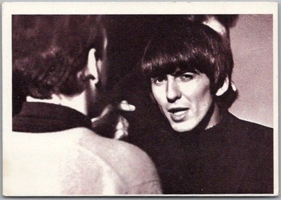 1964 BEATLES ''A Hard Day's Night'' Movie TRADING Card - George Harrison / No. 8
