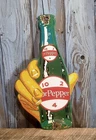 Vintage Dr Pepper Porcelain Metal Enamel Soda Pop Advertising Sign