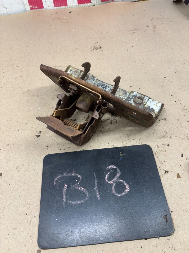 1966 66 GALAXIE GALAXY LTD HOOD LATCH SAFETY HOOK MOUNT PANEL RELEASE OEM OE 65 - Image 2 of 4