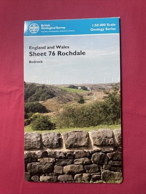 Rochdale: Bedrock Geological Folding Map 1:50 000 Sheet 76