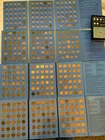 4 Lincoln Coin Albums lots of coins 1909 onwards many rare penny mostly UNC BU