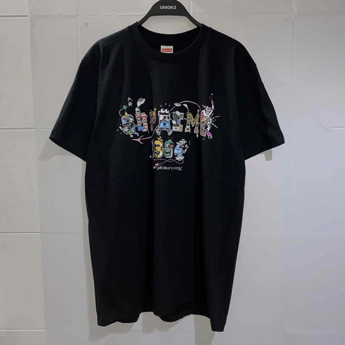 T shirt noir Supreme 24Ss Varsity taille L R331