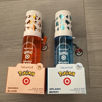 NatureWell Pokemon X Target Collab Hair And Body Fragrance Mist SET of 2