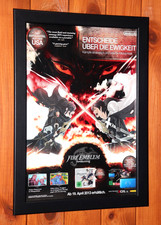 Fire Emblem Awakening Nintendo 3DS Promo Raro Piccolo Poster/Pagina Pubblicità Incorniciato