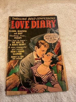 Love Diary #42 1954, Golden Age Orbit-Wanted Publications Attic Collection