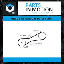 Timing Belt 1494RM Gates 074130113E 074130113J 9179393 9202398 PMTB465 859311494