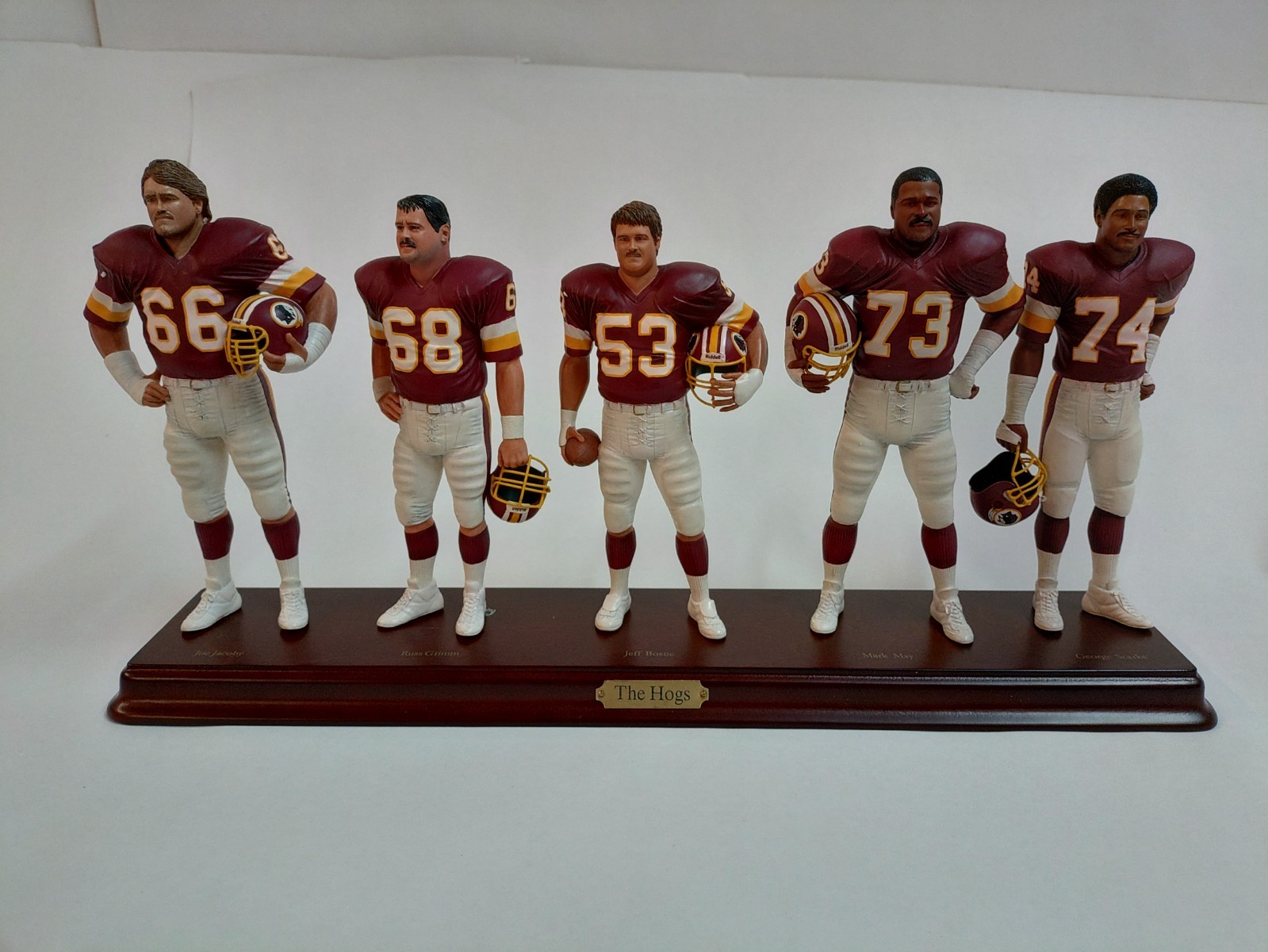 Redskins Danbury Mint The Hogs and Commanders Jayden Daniels