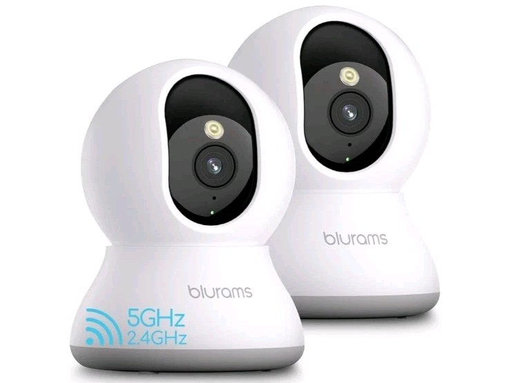 blurams 5G Cameras for Home Security, 2K Pet Camera with Phone App, 360° PTZ...-image