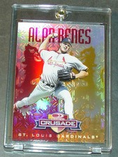 1998 ALAN BENES #95 DONRUSS R&S CRUSADE RED   23/25 SHARP SUPER RARE CARDINALS