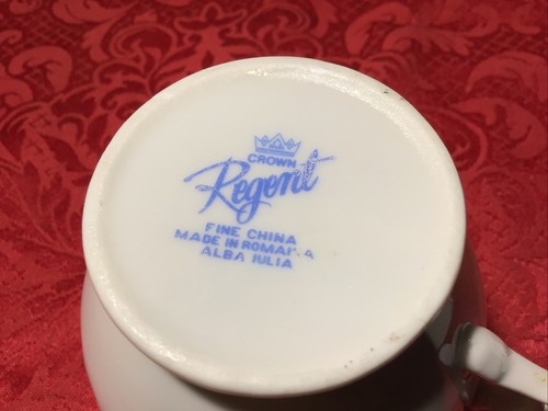 Crown Regent Made In Romania Cup and Saucer 57 - Picture 8 of 9