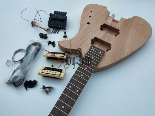 Unfinished 6 Strings Headless Electric Guitar,Diy Guitar Kits No Paint - Picture 4 of 9