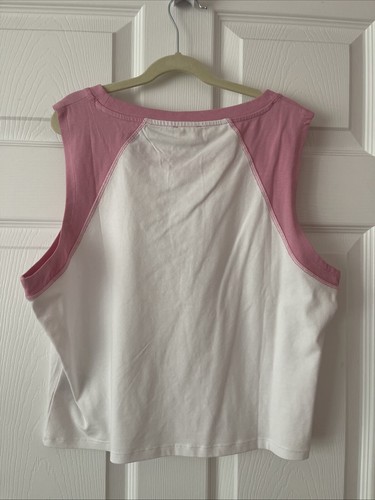 NWT Cotton On Sleeveless White Top Shirt Size XL - Picture 4 of 4