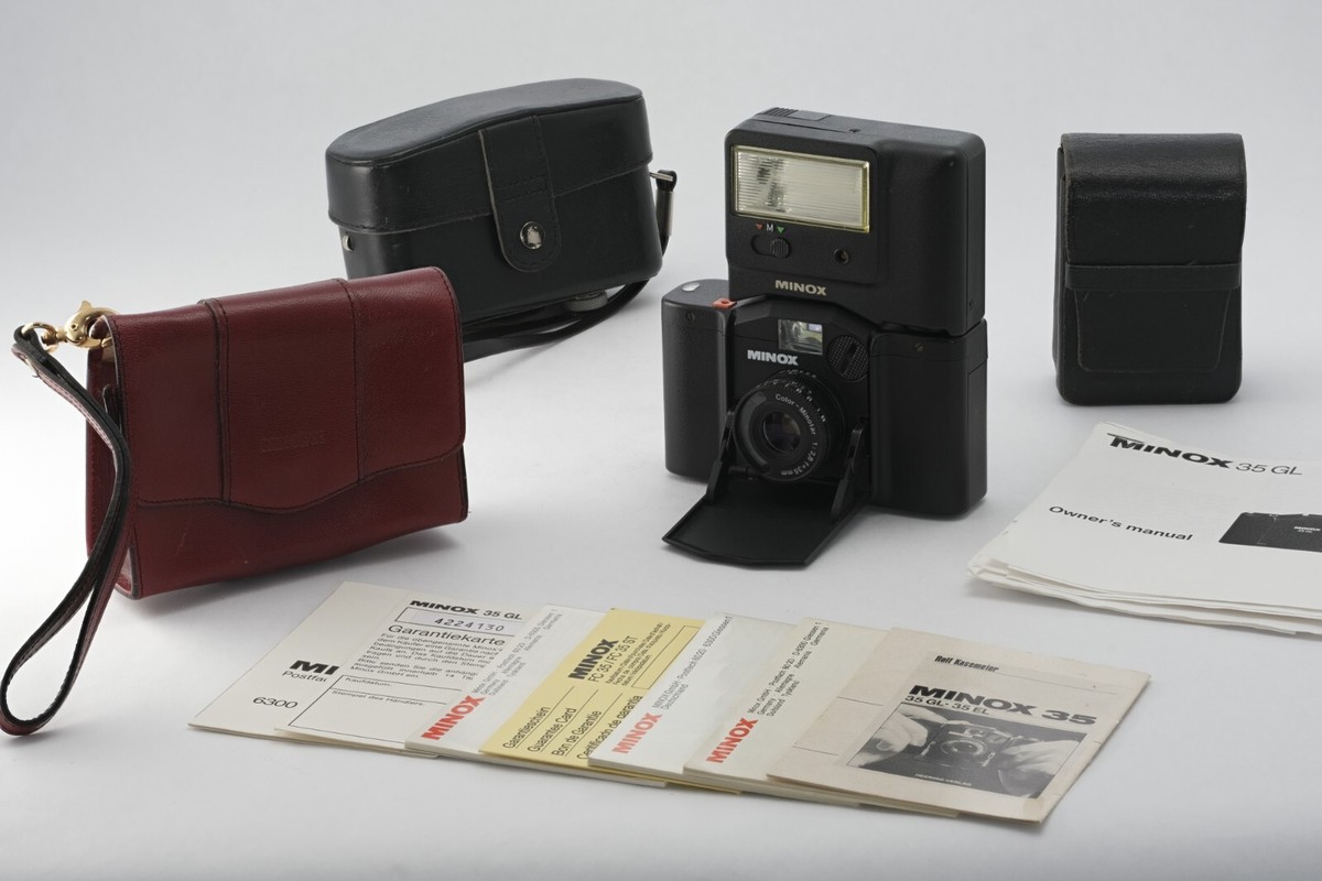 Minox 35 GL Vintage 35mm Film Camera With Original Leather