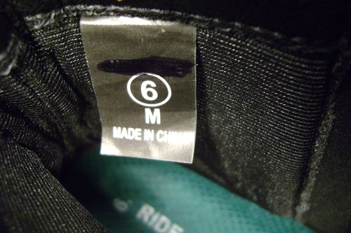 Women's size 6 M Leather Biker Boot with Studs & Buckle - Ride Tecs - 8811 - - Picture 12 of 14