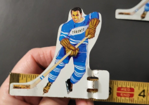 Vintage Munro Table Hockey Players Team Toronto Maple Leafs Metal Game Pieces - Picture 4 of 4