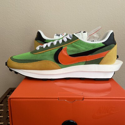 Nike LD waffle sacai green multi size 12 new | eBay