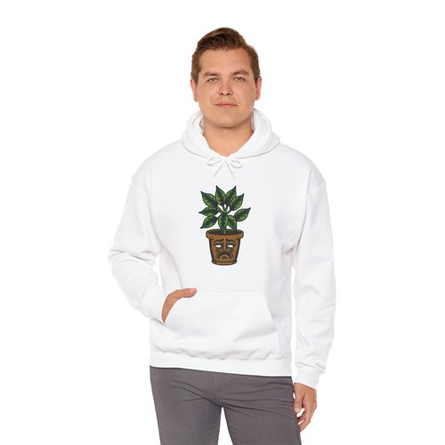 Felpa con cappuccio adulto casa scontrosa pianta tatuaggio stile cartone animato hipster regalo - Foto 10 di 11