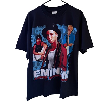 Eminem Shirt Anger Management Tour 2001 Rap Tee Sz XL Ludacris Gildan Reprint