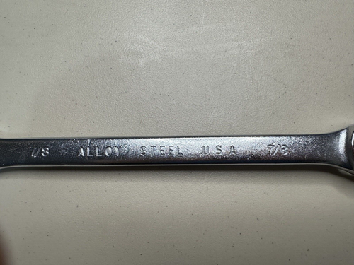 Vintage Husky 7/8" 12 Point Combination Wrench 33028 USA - Picture 11 of 12