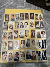 10 x Celebs/famous/film/radio Cigarette/tobacco Cards Random Lot 1920’s-30’s
