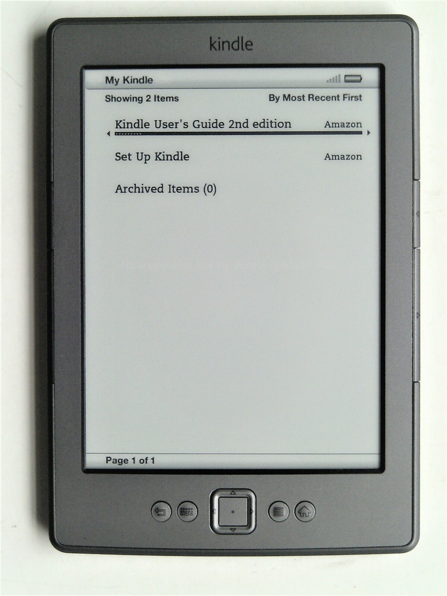 Amazon Kindle 4th Generation, Wi-Fi, 6 inch Ebook Reader