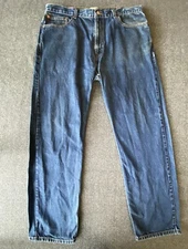 Levi’s 505 Jeans Mens Tag Size 40X32 Blue Medium Wash Regular Fit Straight Leg