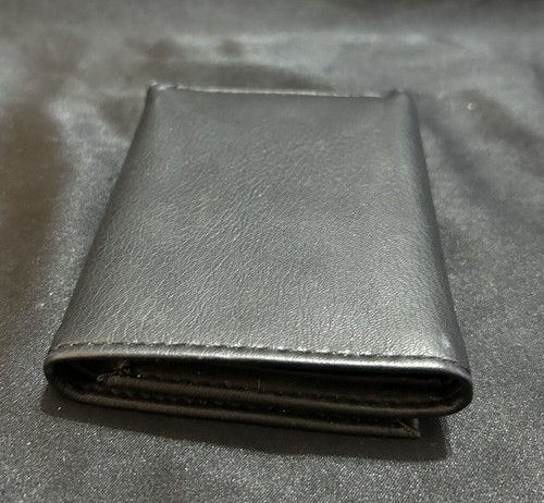 Kenneth Cole Reaction Trifold Wallet Men’s Black Id Card Multiple Compartments - Picture 5 of 7