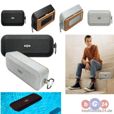 MARLEY No Bounds XL Bluetooth Lautsprecher Wasserdicht IP67 Powerbank 16h Akku