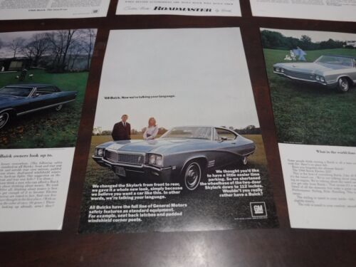 Lot of 6 Vintage Buick Magazine ads - 66 Electra 225, 68 Skylark, Roadmaster - Picture 6 of 7