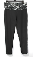 IDEOLOGY Reversible HR 7/8 Length Leggings Size XL Blk Retail 59.50