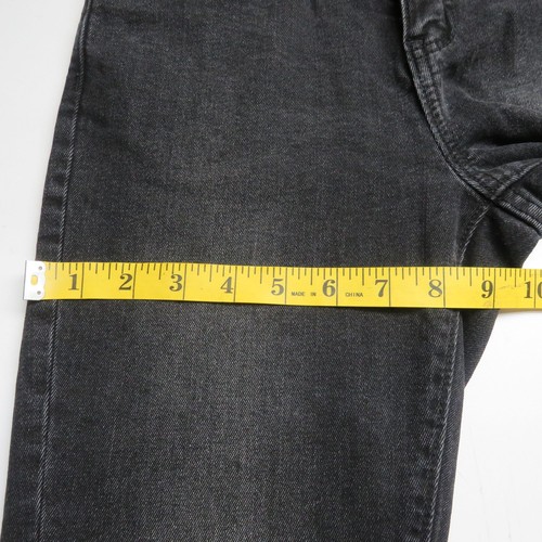 Old Navy Girl's Original Taper Jeans Size 12 Medium Wash Black Denim - Picture 10 of 13