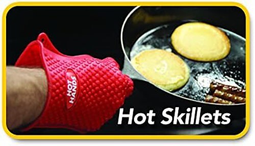 Ontel Hot Hands Heat Resistant Silicone Gloves Mitts Grilling/BBQ/Cooking/Baking - Picture 6 of 6