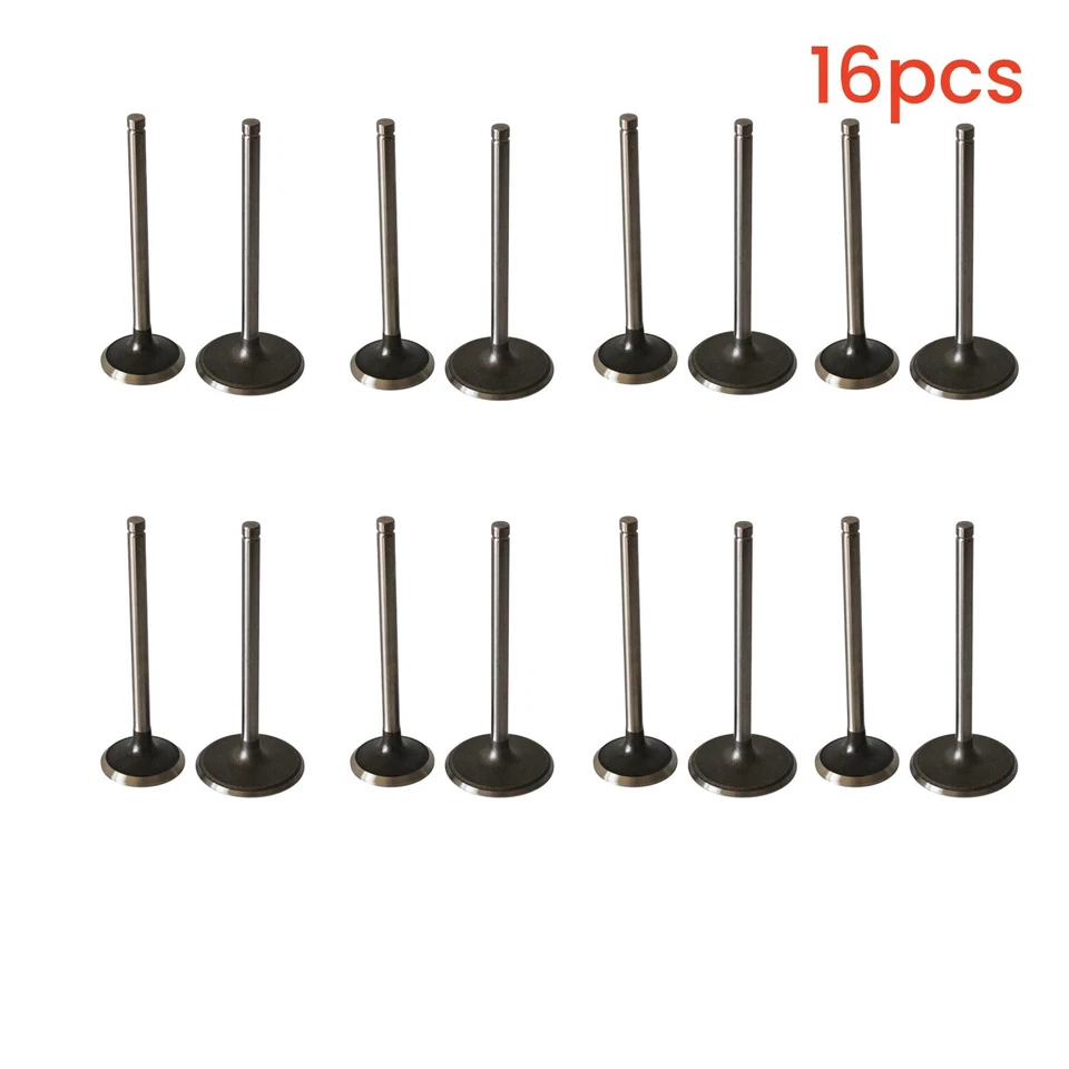 New Intake & Exhaust Valve For 04-14 Chevrolet GMC Hummer Isuzu 4.8 5.3 6.0 Foto 3 de 4