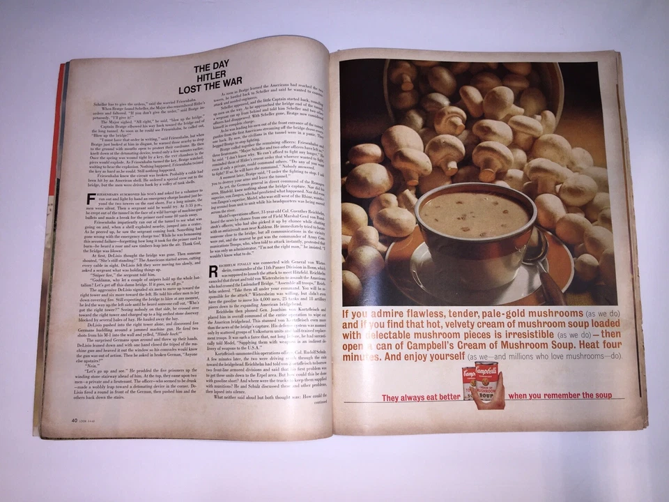 LOOK MAGAZINE MAY 4 1965 Vol 29 # 9 Germany Nazi Brigitte Bardot Jeanne Moreau Foto 3 de 4