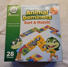 NIB Leap Frog Animal Dominoes Sort  Match Education Toy Grade Pre-K 28 Pieces