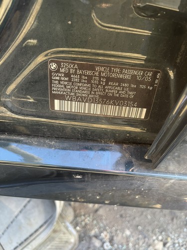 2006 2007 2008 BMW Right Side Mirror 325i 323i 325xi 328i 328xi 330i 330xi 335i - Picture 12 of 12