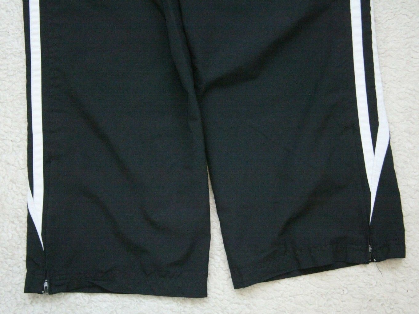 Black Athletic Pants Polyester Champion Extra Large Womans Womens 26" x