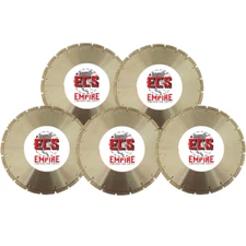 14" Segmented Diamond Saw Blades (5pk) for Concrete Masonry + FREE SHIPPING