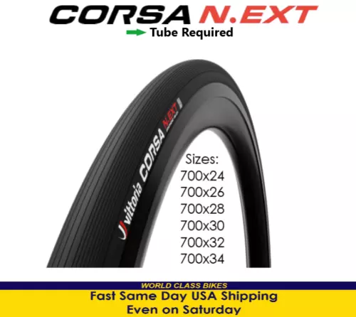 NEW Vittoria Corsa N.EXT G2.0 Folding Road Bike Tire All Sizes - Tube Required