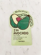 Tony Moly I'm Avocado Mask Sheet NEW Nutrition