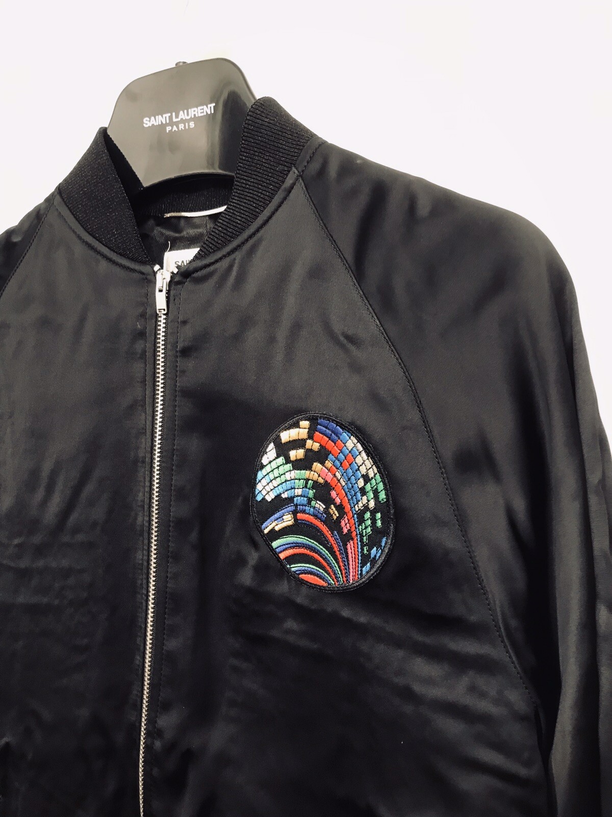 Saint Laurent Ss17 Giacca di raso Sweet Dreams