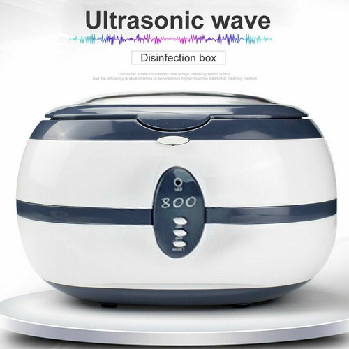 Digital Ultrasonic Cleaner 600ml Ultra Sonic Jewelry Glasses Watches Cleaning - Foto 5 di 5