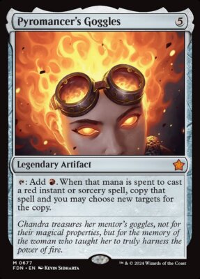 1x Pyromancer's Goggles - NM - See Pic for Set - SPARROW MAGIC mtg
