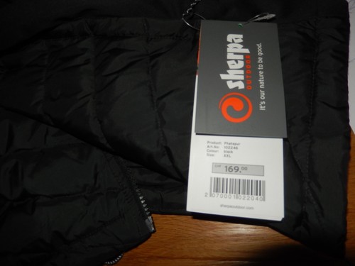 SHERPA DOWN JACKET DAUNENJACKE SKIJACKE PHATEPUR XXL SCHWARZ NEU - Bild 9 von 11