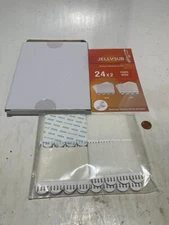 (2) Jellysub Picture Hanging Strips Heavy Duty Hook & Loop 28 Pairs 56 Strips