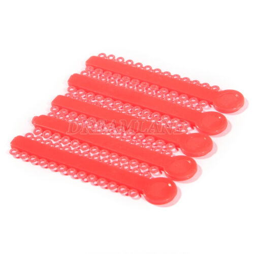 1040 Stck. Ligaturkrawatte Zahnkieferorthopädie Ring Elastisch Latexbänder 45 Farben - Bild 340 von 496