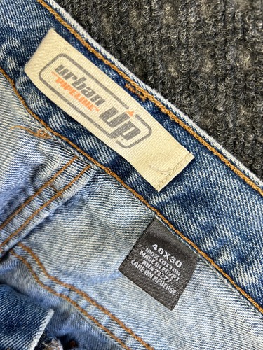Vintage UP Urban Pipeline Jeans y2k Wide Leg Baggy Skater Hemmed 40 x 29 - Picture 2 of 11