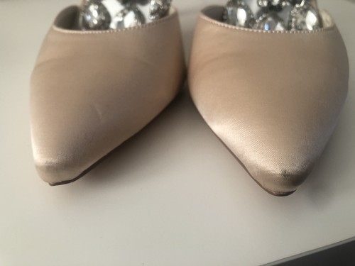 Damenschuhe champagnerfarben Brautparty - Bild 6 von 8